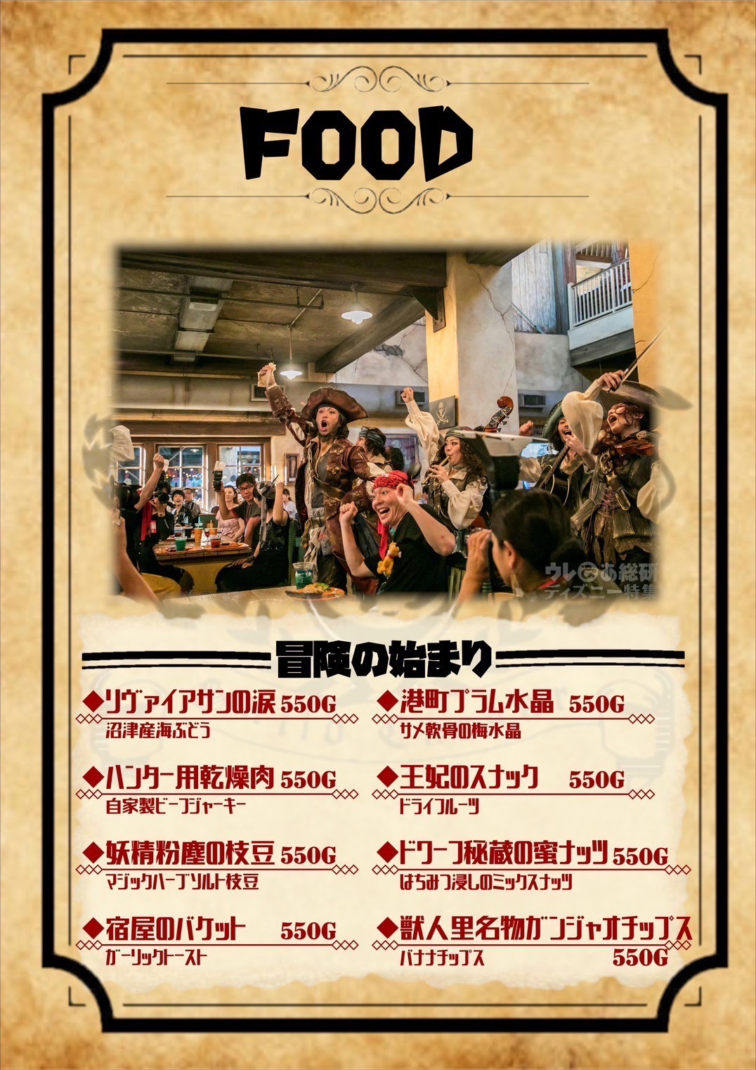 Food menu１